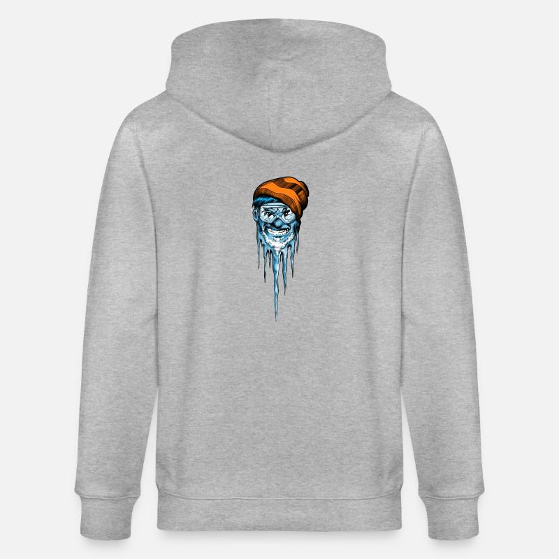 snowboarders - Veste à capuche bio CULTIVATOR Stanley/Stella Unisexe - gris chiné