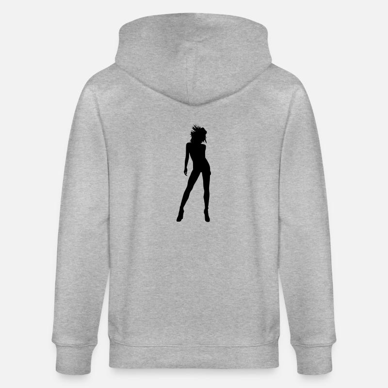 danseuse - Veste à capuche bio CULTIVATOR Stanley/Stella Unisexe - gris chiné