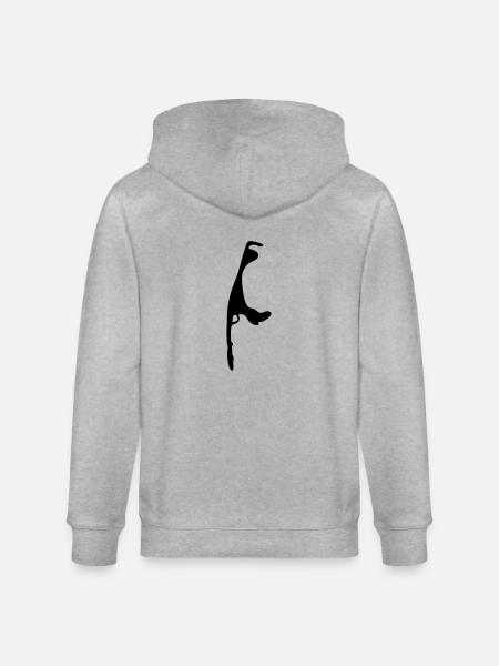 insel sylt - Stanley/Stella Unisex Bio-Kapuzenjacke CULTIVATOR  - Grau meliert