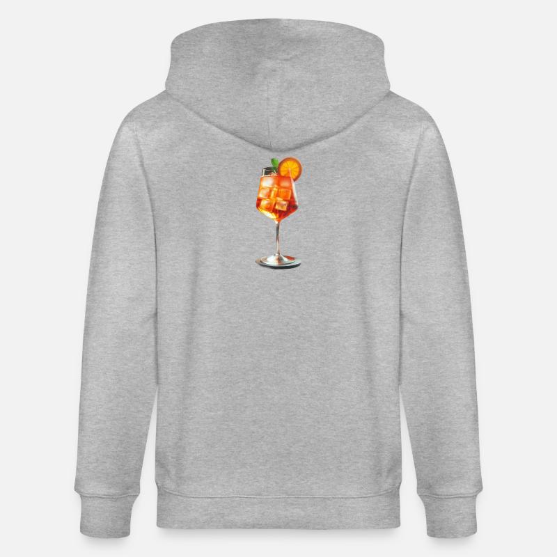 Ein leckerer, sommerlicher Cocktail - Stanley/Stella Unisex Bio-Kapuzenjacke CULTIVATOR  - Grau meliert