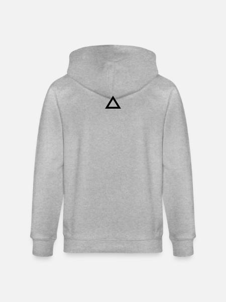 Dreieck Rand - Stanley/Stella Unisex Bio-Kapuzenjacke CULTIVATOR  - Grau meliert