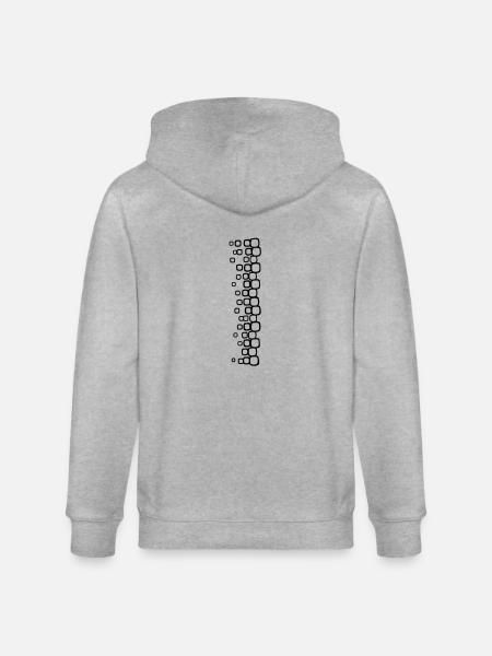 qadrati_1c - Stanley/Stella CULTIVATOR Unisex Organic Hooded Jacket - heather grey