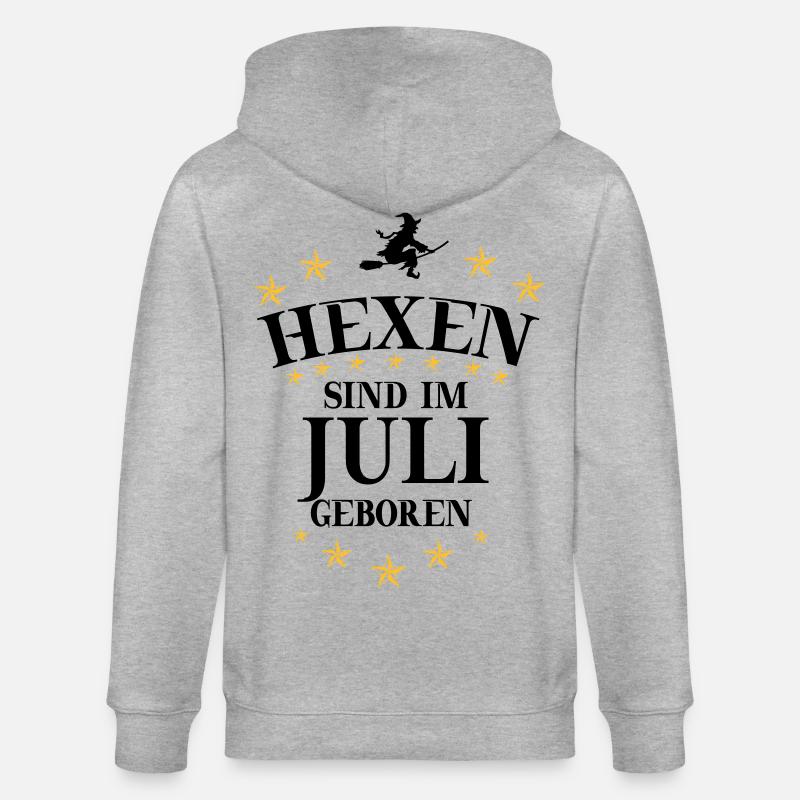 Hexen Juli - Stanley/Stella Unisex Bio-Kapuzenjacke CULTIVATOR  - Grau meliert