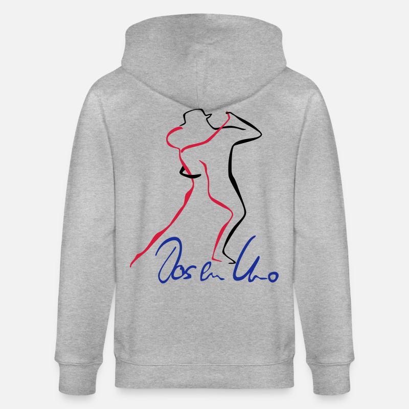 Tango Dos en Uno - Stanley/Stella Unisex Bio-Kapuzenjacke CULTIVATOR - Grau meliert