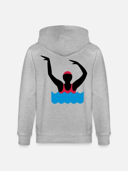 aquagym - Veste à capuche bio CULTIVATOR Stanley/Stella Unisexe - gris chiné
