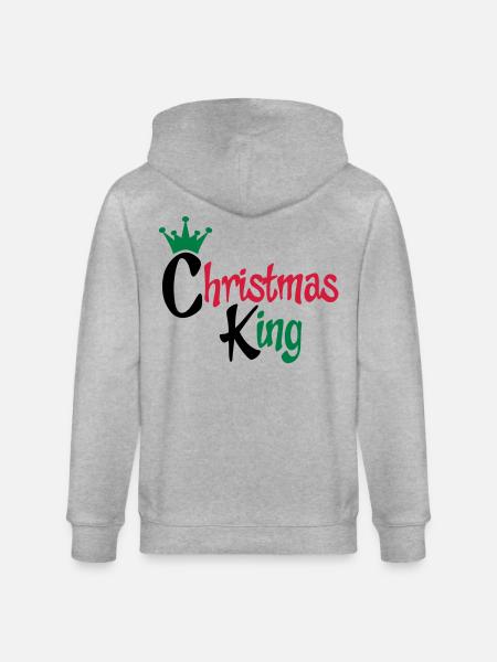 Noël - Veste à capuche bio CULTIVATOR Stanley/Stella Unisexe - gris chiné