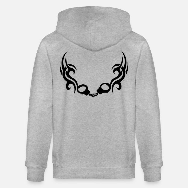 Handschellentrible - Stanley/Stella Unisex Bio-Kapuzenjacke CULTIVATOR  - Grau meliert