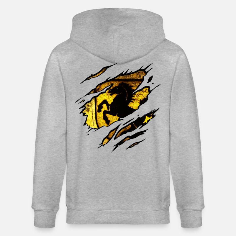 Stuttgart - Stuttgart Zerrissen - Stanley/Stella Unisex Bio-Kapuzenjacke CULTIVATOR  - Grau meliert