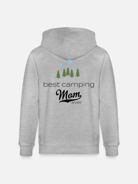 camper - Stanley/Stella CULTIVATOR  Unisex Organic Hooded Jacket - heather grey
