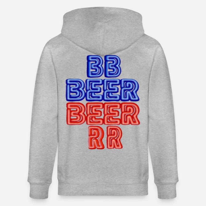 BIER - Stanley/Stella Unisex Bio-Kapuzenjacke CULTIVATOR - Grau meliert