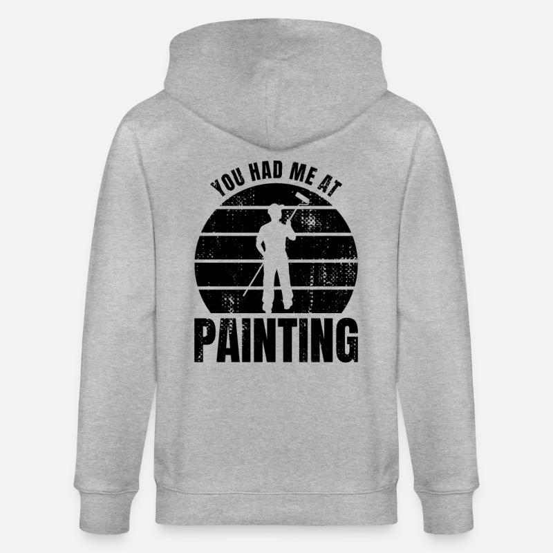 Vous m’avez eu à Malen - Veste à capuche bio CULTIVATOR Stanley/Stella Unisexe - gris chiné