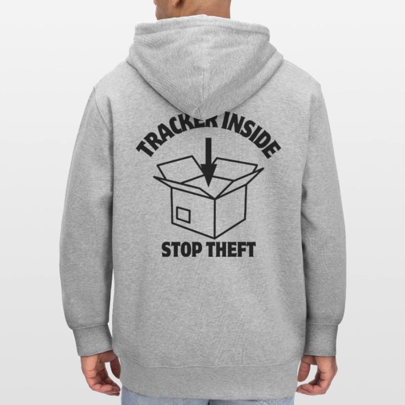 Security, Parcel Lock, Inside Tracker Stanley/Stella CULTIVATOR  Unisex Organic Hooded Jacket