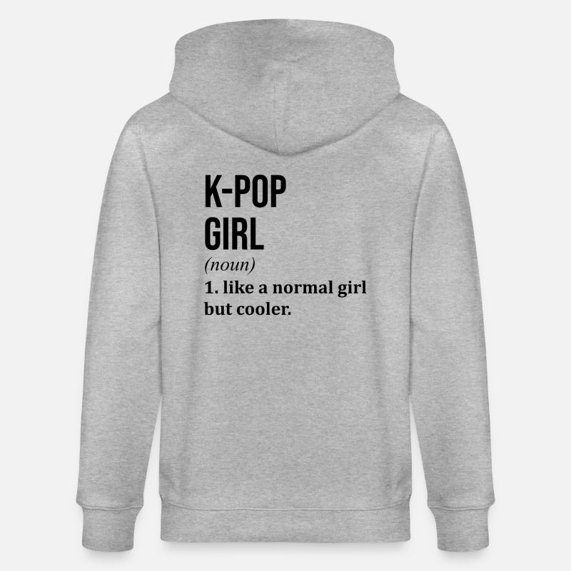 kpop - Stanley/Stella Unisex Bio-Kapuzenjacke CULTIVATOR - Grau meliert