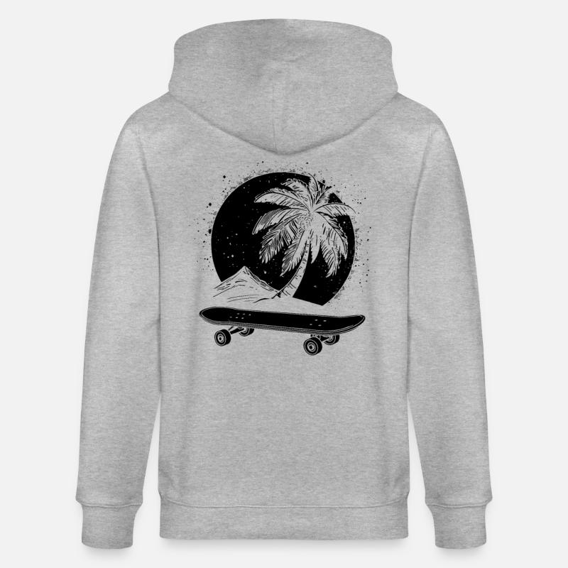 Skateboarding - Stanley/Stella CULTIVATOR  Unisex Organic Hooded Jacket - heather grey