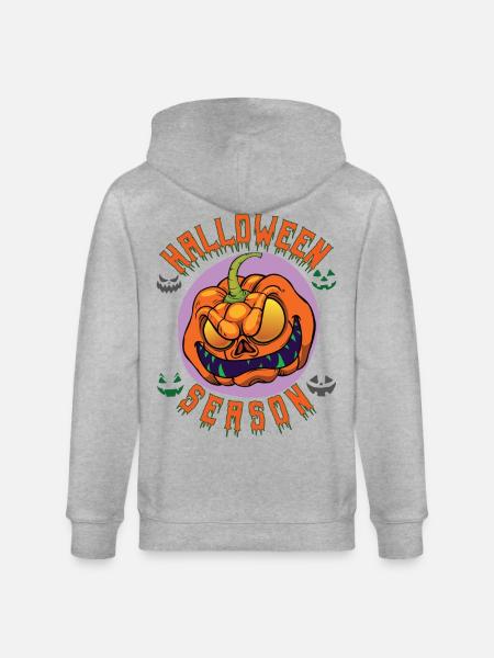 Saison d’Halloween - Veste à capuche bio CULTIVATOR Stanley/Stella Unisexe - gris chiné