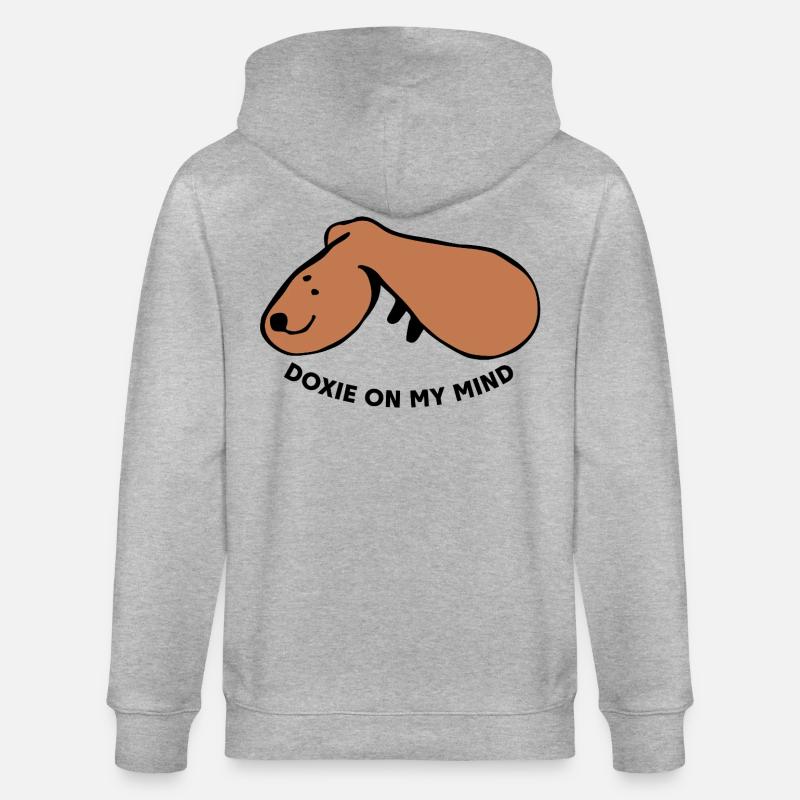 Chien décontracté – Tout simplement détendu - Veste à capuche bio CULTIVATOR Stanley/Stella Unisexe - gris chiné