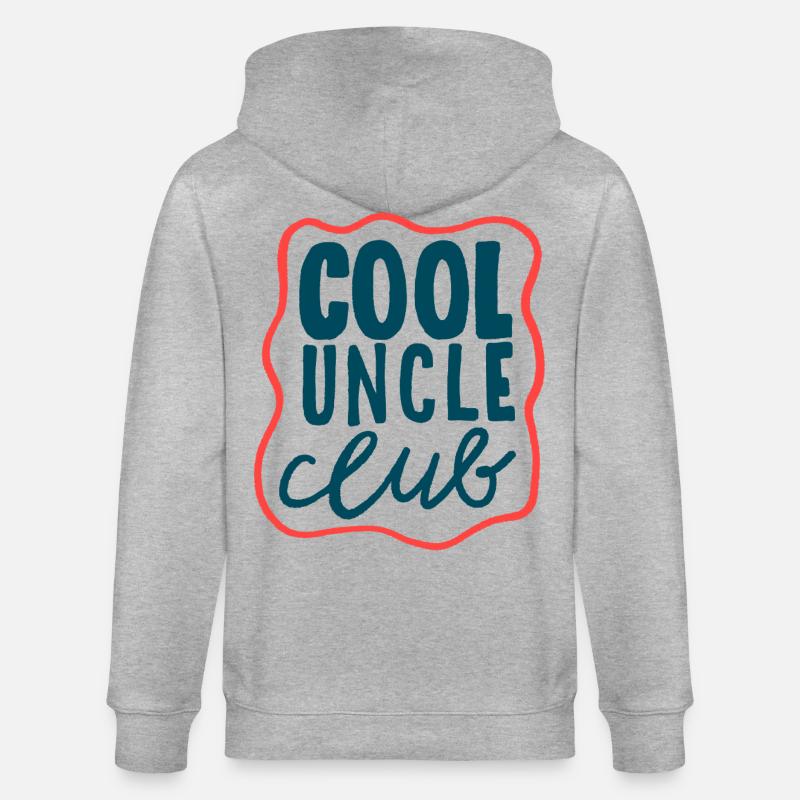Cool Uncle Club - Déclaration de Cooles - Veste à capuche bio CULTIVATOR Stanley/Stella Unisexe - gris chiné