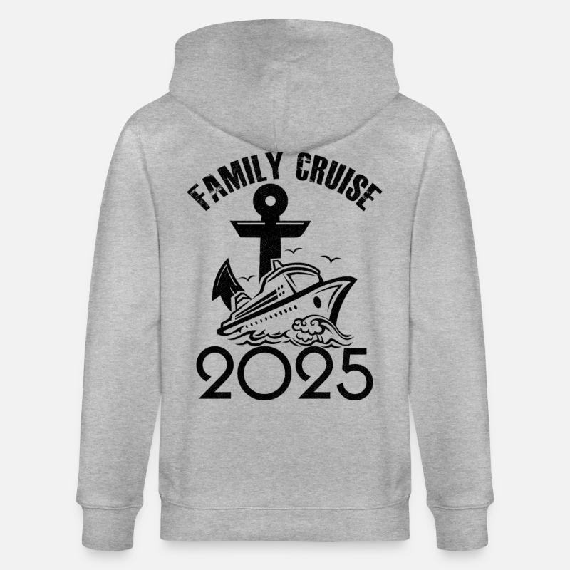 Croisière famille 2025 - Veste à capuche bio CULTIVATOR Stanley/Stella Unisexe - gris chiné