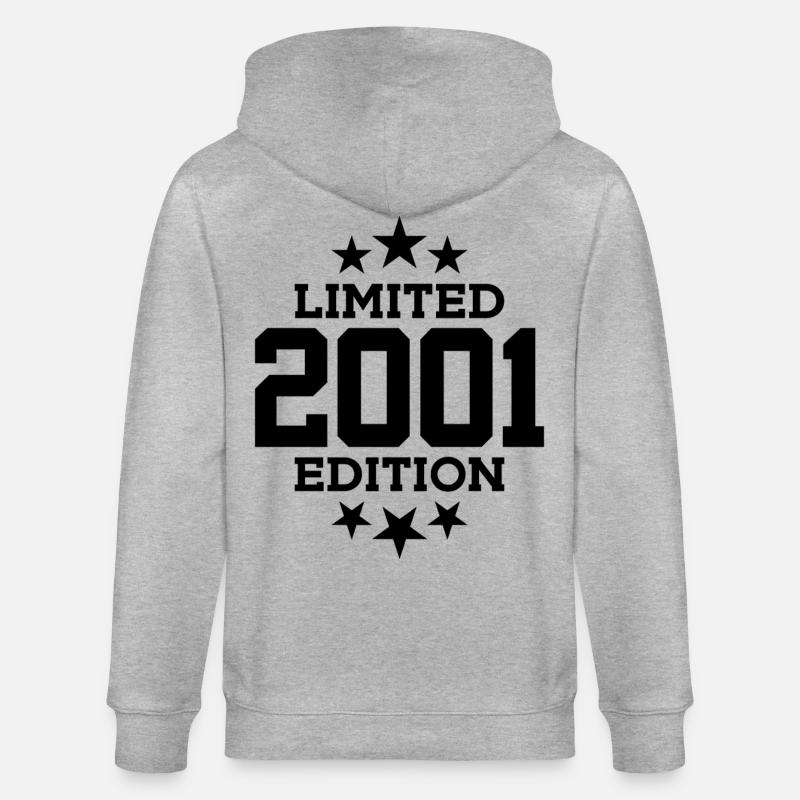 ÉDITION LIMITÉE 2001 25E ANNIVERSAIRE - Veste à capuche bio CULTIVATOR Stanley/Stella Unisexe - gris chiné