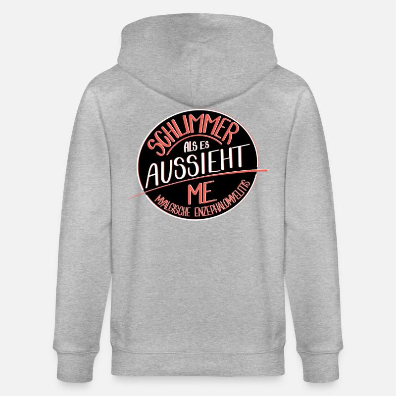 Schlimmer als es aussieht, ME  - Stanley/Stella Unisex Bio-Kapuzenjacke CULTIVATOR  - Grau meliert