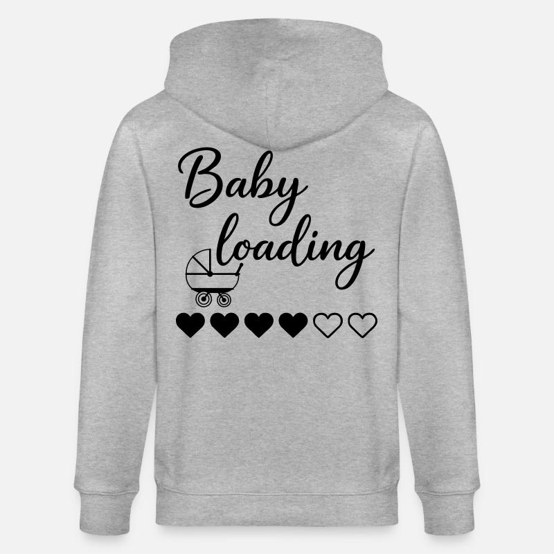 Baby Loading - Stanley/Stella Unisex Bio-Kapuzenjacke CULTIVATOR  - Grau meliert