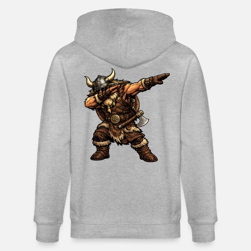 Dab des Vikings - Veste à capuche bio CULTIVATOR Stanley/Stella Unisexe - gris chiné