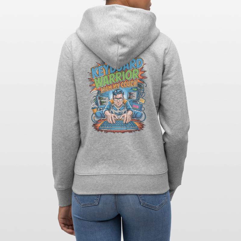 Remote Developer Keyboard Warrior Remote Coder Stanley/Stella Unisex Bio-Kapuzenjacke CULTIVATOR 