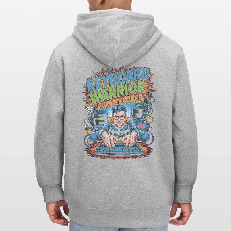 Remote Developer Keyboard Warrior Remote Coder Stanley/Stella Unisex Bio-Kapuzenjacke CULTIVATOR 
