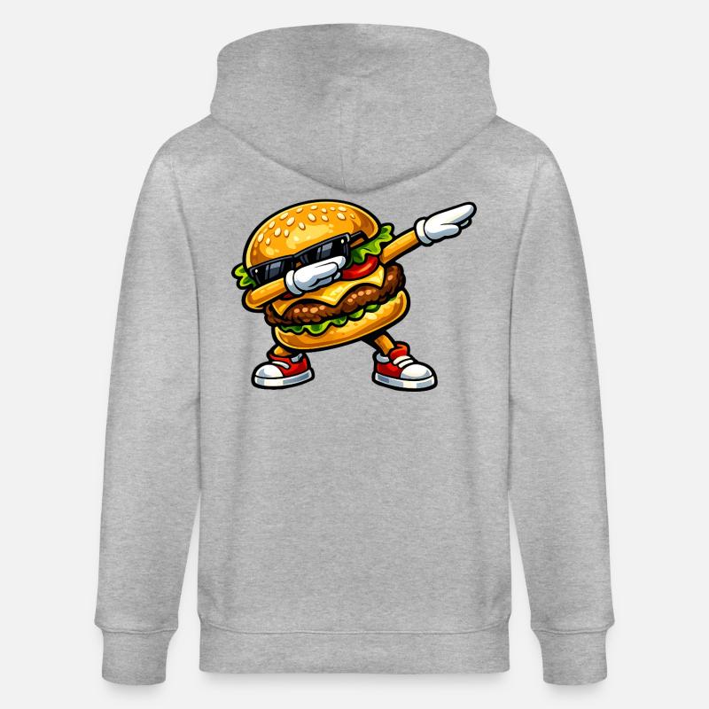 Dab Hamburger - Veste à capuche bio CULTIVATOR Stanley/Stella Unisexe - gris chiné