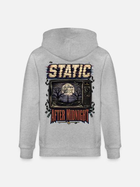Statique après minuit - Veste à capuche bio CULTIVATOR Stanley/Stella Unisexe - gris chiné