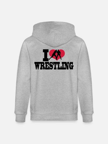 wrestling - Stanley/Stella Unisex Bio-Kapuzenjacke CULTIVATOR  - Grau meliert