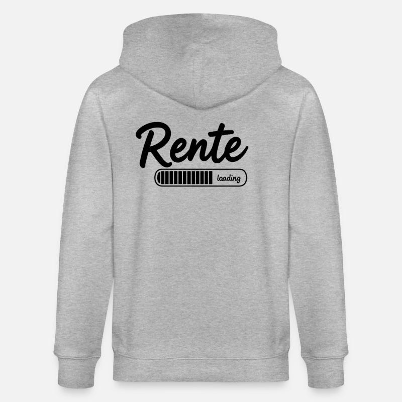 Rente 2026 loading Endlich Ruhestand - Stanley/Stella Unisex Bio-Kapuzenjacke CULTIVATOR  - Grau meliert