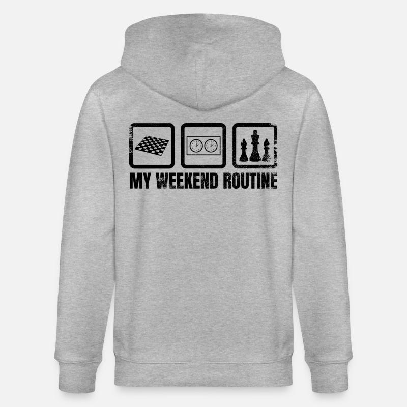 Ma routine du week-end - Veste à capuche bio CULTIVATOR Stanley/Stella Unisexe - gris chiné