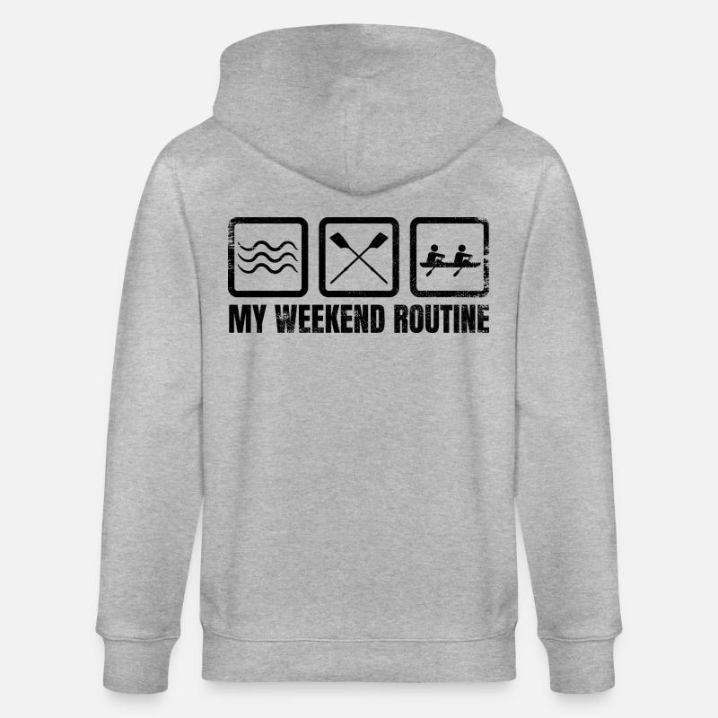 Ma routine du week-end - Veste à capuche bio CULTIVATOR Stanley/Stella Unisexe - gris chiné