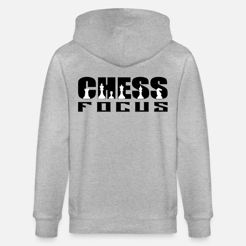 Chess Focus - Veste à capuche bio CULTIVATOR Stanley/Stella Unisexe - gris chiné