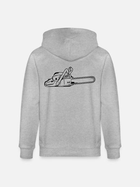 Tronçonneuse - Veste à capuche bio CULTIVATOR Stanley/Stella Unisexe - gris chiné