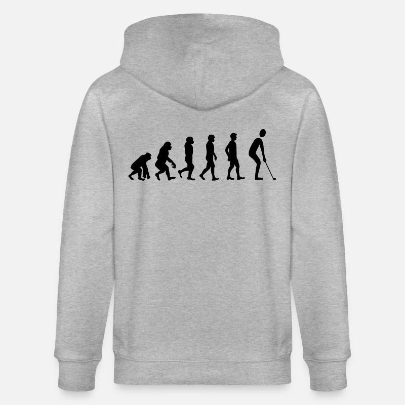 Evolution Golf - Stanley/Stella Unisex Bio-Kapuzenjacke CULTIVATOR  - Grau meliert