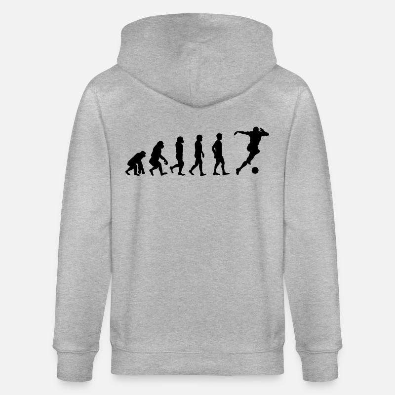 Evolution soccer - Veste à capuche bio CULTIVATOR Stanley/Stella Unisexe - gris chiné