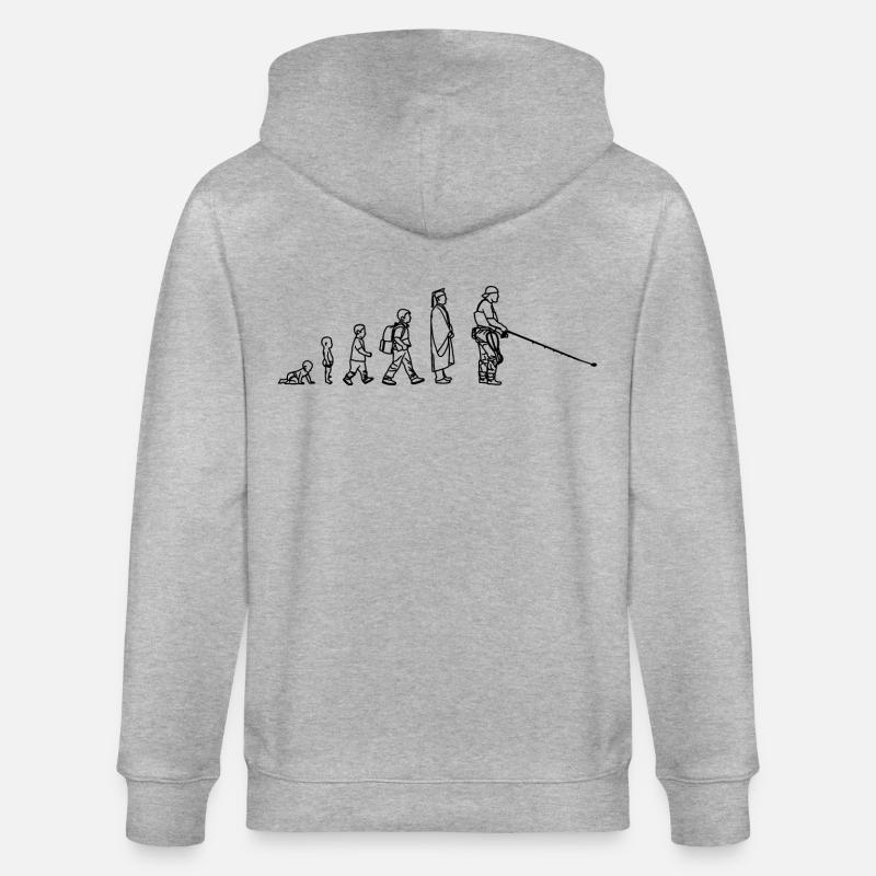 Fischer Evolution - Stanley/Stella Unisex Bio-Kapuzenjacke CULTIVATOR  - Grau meliert