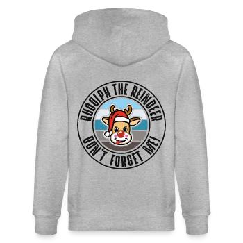 Rudolph - Veste à capuche bio CULTIVATOR Stanley/Stella Unisexe - gris chiné - Dos - Luana (180cm)