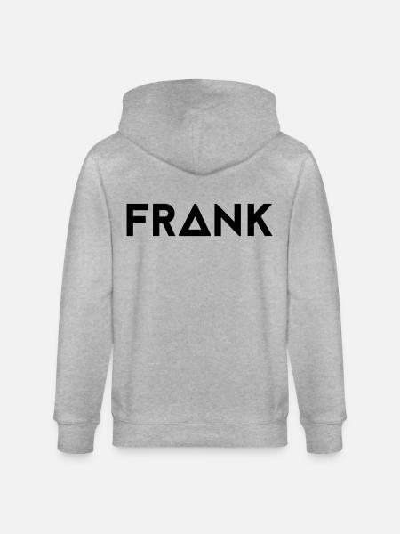 Prénom Frank - Veste à capuche bio CULTIVATOR Stanley/Stella Unisexe - gris chiné