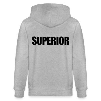 superior - Stanley/Stella Unisex Bio-Kapuzenjacke CULTIVATOR  - Grau meliert - Hinten - Luana (180cm)