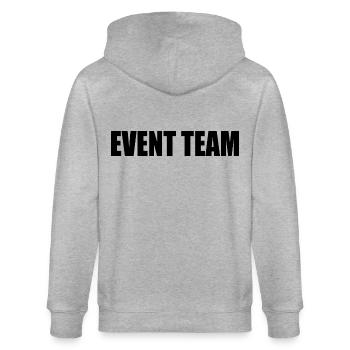 Event team - Stanley/Stella CULTIVATOR  Unisex Organic Hooded Jacket - heather grey - Back - Luana (180cm)