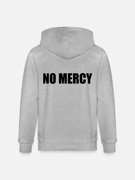 No mercy - Stanley/Stella Unisex Bio-Kapuzenjacke CULTIVATOR - Grau meliert