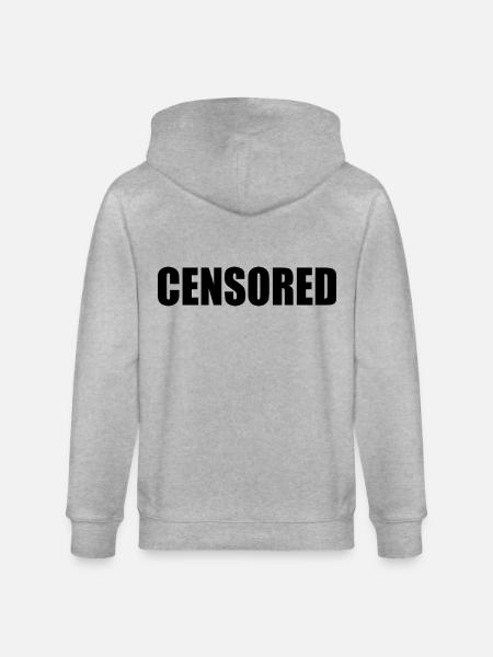 censored - Stanley/Stella CULTIVATOR Unisex Organic Hooded Jacket - heather grey