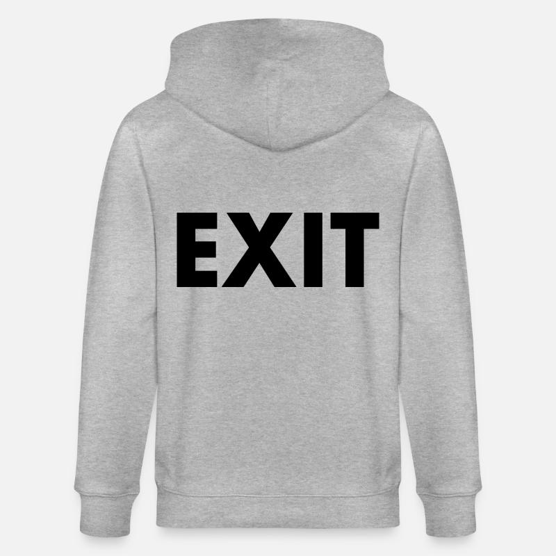 Exit - Stanley/Stella Unisex Bio-Kapuzenjacke CULTIVATOR  - Grau meliert