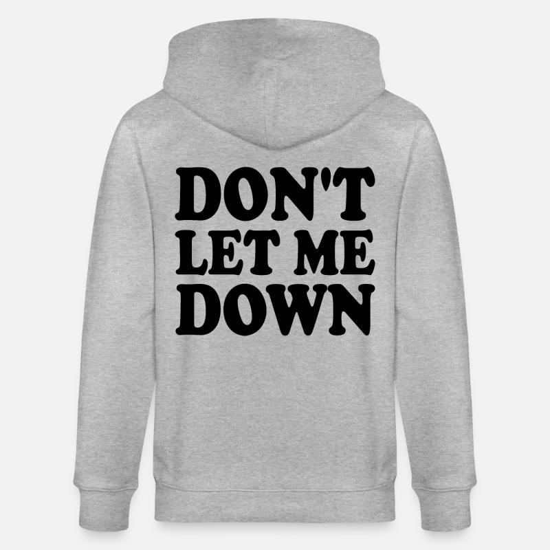 Don't let me down - Veste à capuche bio CULTIVATOR Stanley/Stella Unisexe - gris chiné