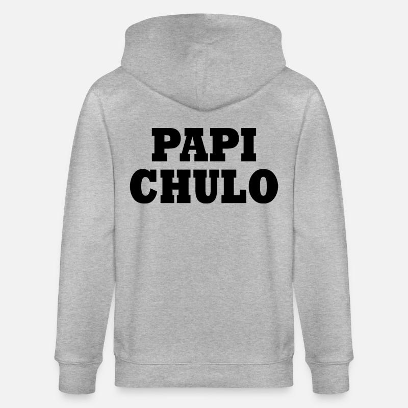 Papi chulo - Stanley/Stella Unisex Bio-Kapuzenjacke CULTIVATOR  - Grau meliert