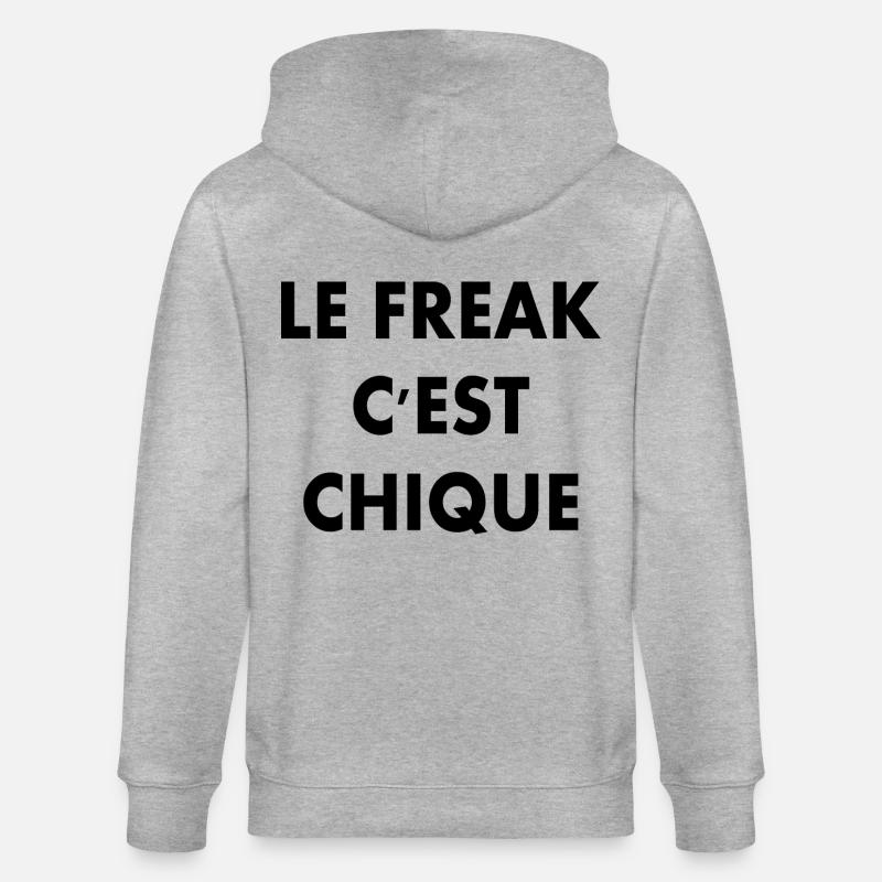 le freak c'est chique - Stanley/Stella Unisex Bio-Kapuzenjacke CULTIVATOR - Grau meliert