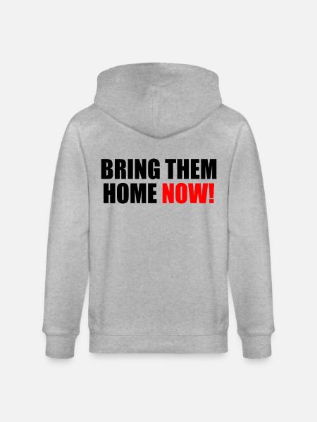Bring them home now - Stanley/Stella CULTIVATOR  Unisex Organic Hooded Jacket - heather grey